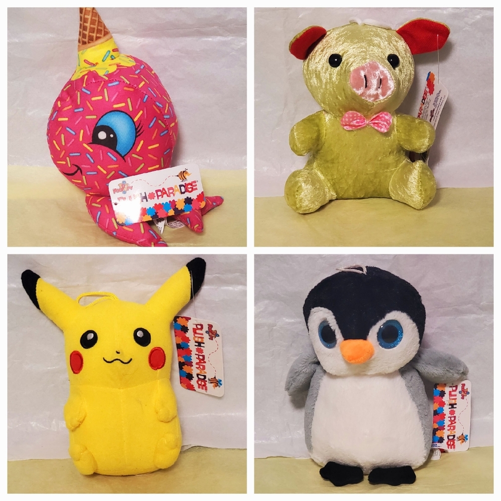 Assorty Animal Plush Toy Plush Paradise